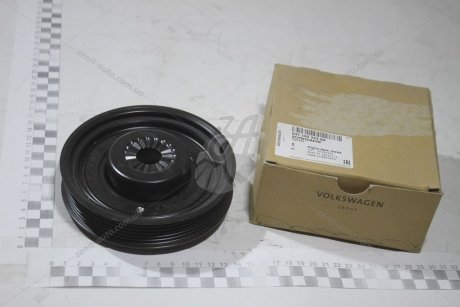 Шків ремінний колінвала (демпферний) VW Caddy, Golf, Polo/Audi A1, A3/Seat Ateca, Leon, Ibiza 1.0 (16-) (04C105243AA) VAG