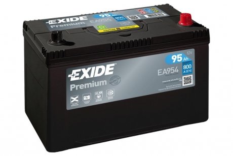 АКБ 6СТ-95 R+ (пт800) (необслуж) Asia Premium Exide