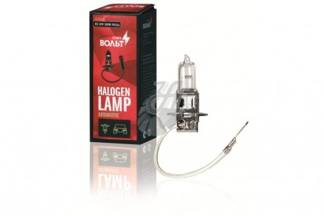 Лампа галогенна H3 24V 100W PK22s StartVOLT